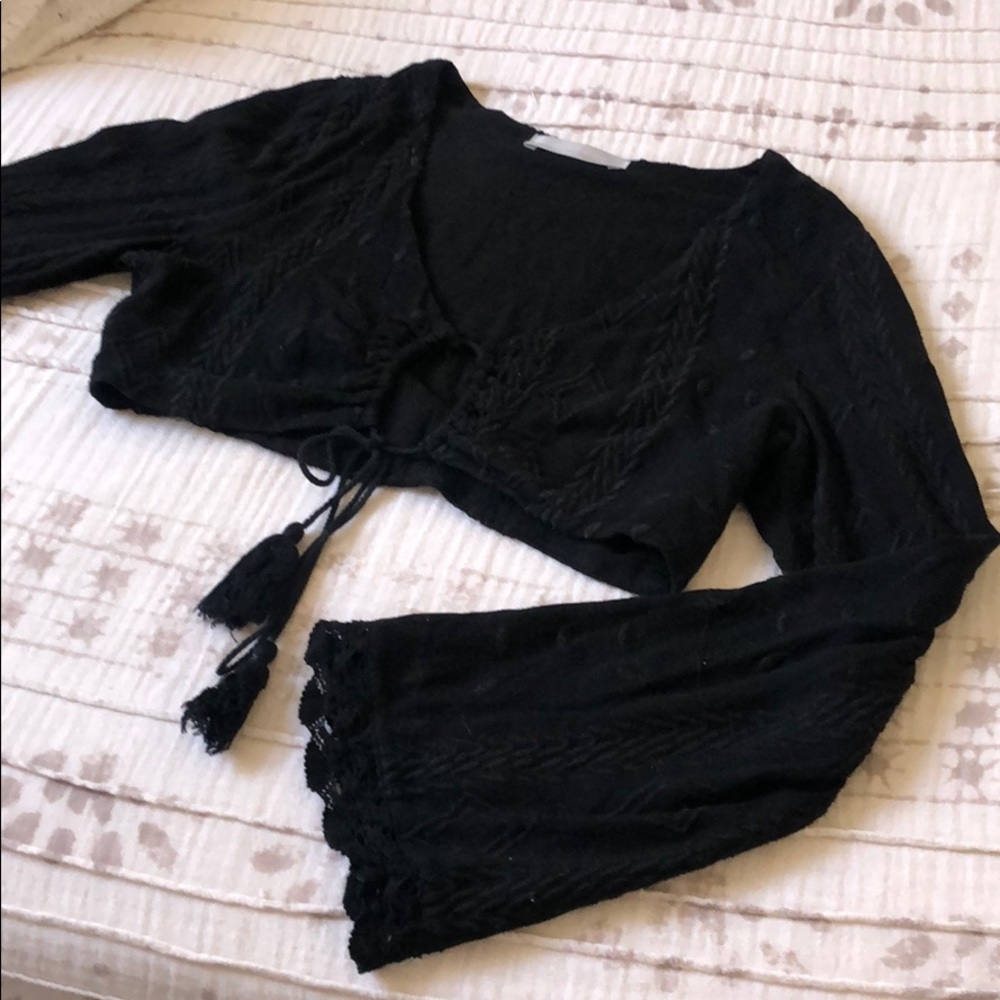 Faith and Asher Embroidered Crop Top